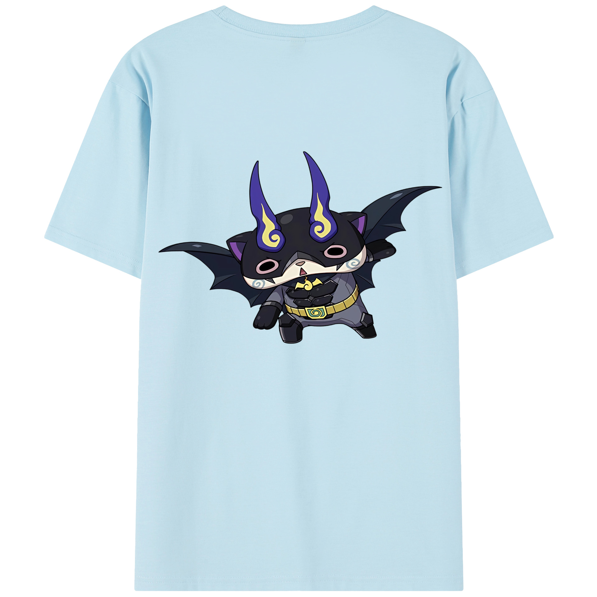（画像用） 妖怪ウォッチ Yo-kai Watch 綿100％半袖Tシャツ（背面プリント）
